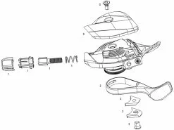SRAM Ersatzteile Eagle XX1 Schaltgriff
