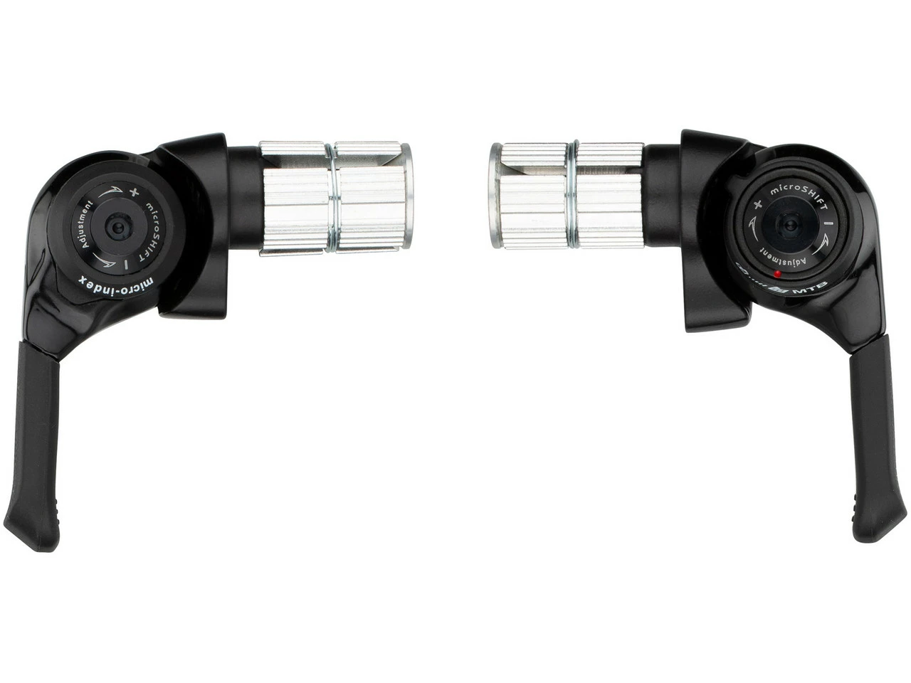 MICROSHIFT BS-M10 V+h Set Lenkerendschalthebel 2-/3-/10-fach Für Shimano MTB 1 MICROSHIFT BS-M10 V+h Set Lenkerendschalthebel 2-/3-/10-fach Für Shimano MTB