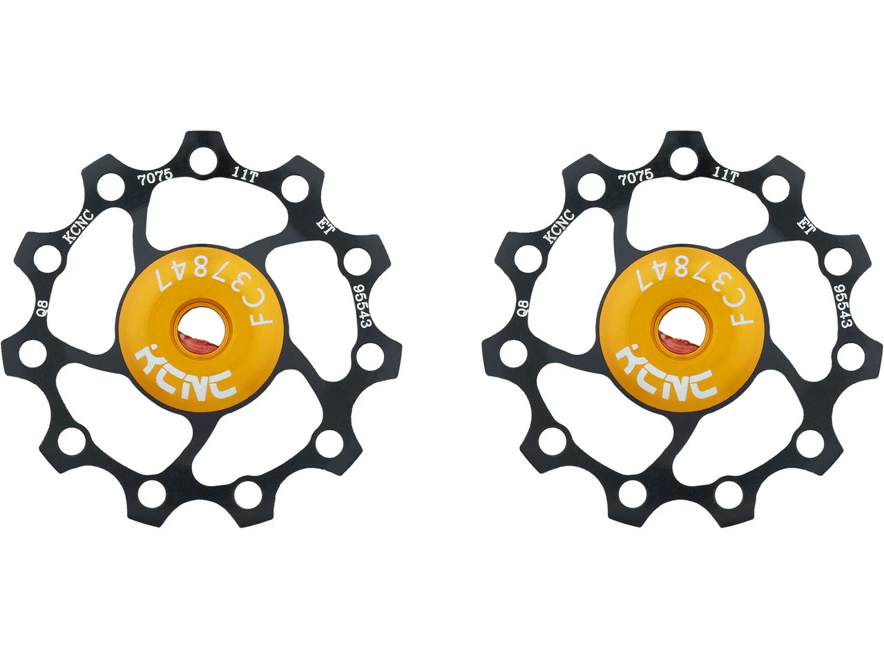 Kcnc Jockey Wheel Alu Schalträdchen - 1 Paar 1 Kcnc Jockey Wheel Alu Schalträdchen - 1 Paar